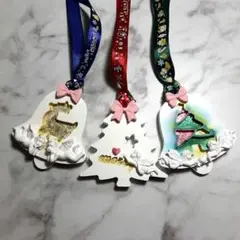 クリスマスオーナメント　アロマストーン　天使のアロマストーン3点セット