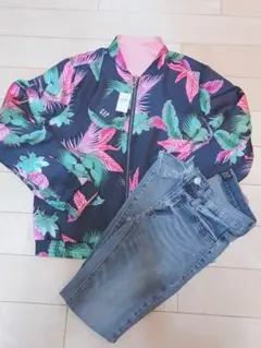 新品未使用！GAPリバーシブルブルゾン7号から9号サイズ！