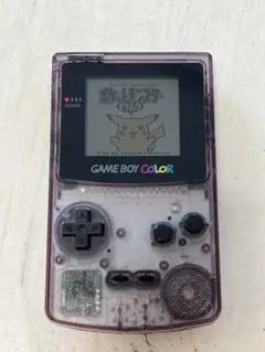 任天堂 ゲームボーイカラー パープル 本体のみ 動作確認済み　乾電池付き