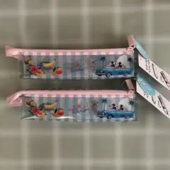 ペンケース2個　新品　ディズニーリゾート限定　サニーサニーサマー