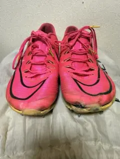 NIKE フライニット ピンク スパイクシューズ AIRzoomMAXFly1