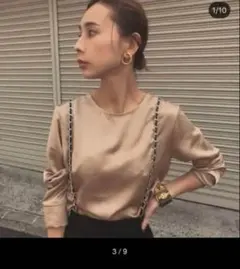 SIMPLE NO COLLAR TOP アメリヴィンテージ ameri