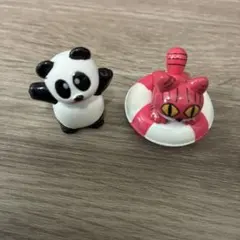 ギンビス たべっ子どうぶつ ミニフィギュア 2点セット