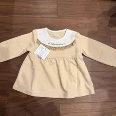 bebe ベージュ 長袖Tシャツ 80-90