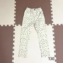 【130】未使用 SHOO-LA-RUE シューラルー パンツ 花柄 ベージュ