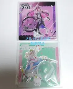 アイドルプリキュア ドリームステージ ズキューン・キッス　缶バッジ＋アクスタ キミとアイドルプリキュア♪ ズキューン キッス 缶バッジ ドリーム