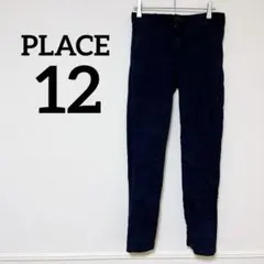 美品✨️PLACE 【12】レディース ネイビー チノパン パンツ ストレッチ