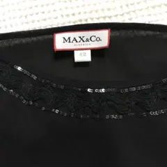 MAX&Co. シルク　ブラックキャミソール 42 新品タグ付のサムネイル