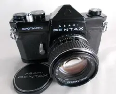 [整備済み] PENTAX SPOTMATIC SP レンズ F1.4 50mm カメラレンズ smc PENTAX-FA 50mmF1.4 Classic W/CASE [ペンタックスK フィルムカメラ