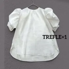 TREFLE+1 トレフルプラスワン トップス ブラウス ハート袖 シアーのサムネイル
