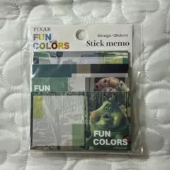PIXAR/FUN with COLORS 付箋 Green