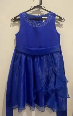 お値下げ中！！ 発表会　ドレス　140　　ロイヤルブルー　青