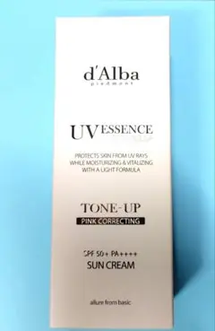 ダルバ トーンアップサンクリーム 日焼け止め ピンク 50mL