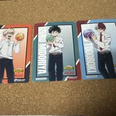 非売品僕のヒーローアカデミア カードセット3枚