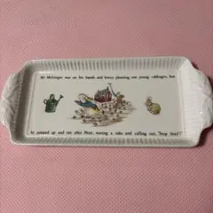 Wedgwood ピーターラビット 長絵皿 29cm（端々)×13cmのサムネイル