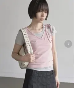 UNE MANSION キャミソール 半袖 Tシャツ 古着のサムネイル