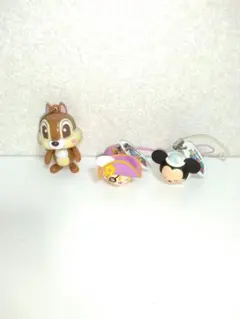 ディズニー チップ・ミッキー・デイジー ストラップ