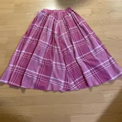 ⭐️サマンサモスモス　春　夏　秋も！インドボイル　アソート柄　チェック　スカート⭐️