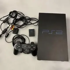 PlayStation 2 本体 コントローラー・メモリーカ－ド・ソフト2本付