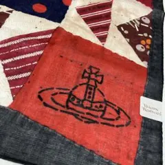 Vivienne Westwood パッチワークデザイン大判ハンカチ　ショッパー