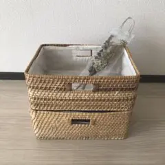 ✳︎✳︎SALE✳︎✳︎ 内布付き収納カゴ　おまけ付き