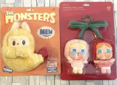 LABUBU crybaby エビフライ　チェリー　さくらんぼ　セット　ラブブ