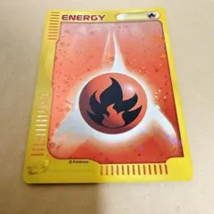 ポケモンカード 基本炎エネルギー ホロ 2003 2FT-UHJ-RUX - メルカリ
