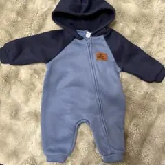 ベビーロンパース　3-6month フード付きロンパース