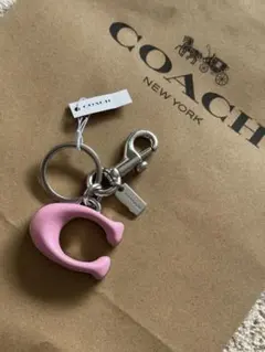 【レア品•全新品】COACH コーチCロゴシグネチャー バッグ チャーム