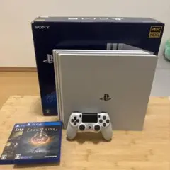 PS4 Pro グレースホワイト1TB 本体 ＋ソフト2本＋コントローラーセット