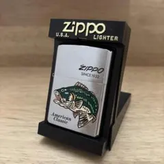 zippo ブラックバス ヴィンテージ 前面刻印 希少モデル 1998年製 