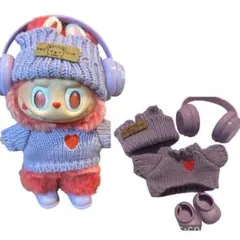 ラブブ ぬいぐるみ服 4点セット 推し活 ぬい活LABUBU 着せ替え 洋服