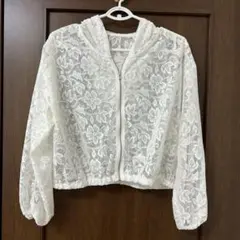 Honeys レースフードブルゾン