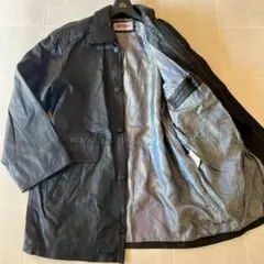 極美品 LL ペイズリー裏地 FRIENDLY ORIGINAL レザーコート