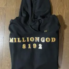 MILLION GOD ミリオンゴッド パーカー 4L ブラック　新品未使用！