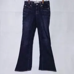 ギャップ ブーツカット デニムパンツ ストレッチ ダークブルー　S相当のサムネイル