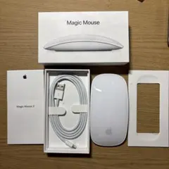 【純正】Apple Magic Mouse 2 ホワイト【美品】付属品揃ってます
