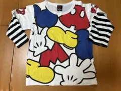ベビードール　ミッキーコラボ　7部袖Tシャツ　130cm