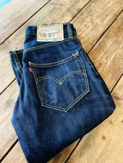 Levi's 502ダークブルー ストレートデニム 29インチ