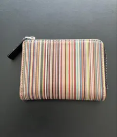 ポールスミス マルチカラー マルチストライプ コインケース 小銭入れ 定期入れ