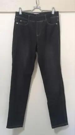 ブラックスキニーデニムLLサイズ