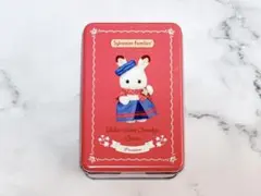 シルバニアファミリー　缶入りクッキー　心斎橋先行　ショコラうさぎの赤ちゃん