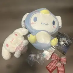 シナモロールぬいぐるみ　はんぎょどん マイメロ