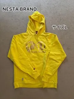 ネスタ　NESTA BRAND イエロー パーカー Lサイズ　メンズ《美品》のサムネイル