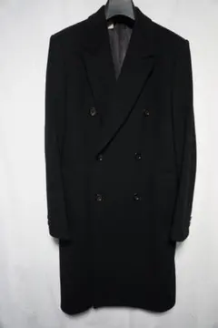 【超美品】N.Hoolywood エヌハリウッド チェスターコート黒 サイズ38 N.HOOLYWOOD - N.HOOLYWOOD COMPILE CHESTERFIELD COAT / エヌ