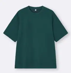 GU ジーユー ドライポンチT DARK GREEN Mのサムネイル