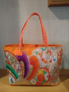 中古帯リメイクトートバッグ（ハンドメイド）1049