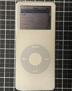 iPod nano 第1世代 ホワイト 4GB 本体 通電OK 液晶表示OK ②