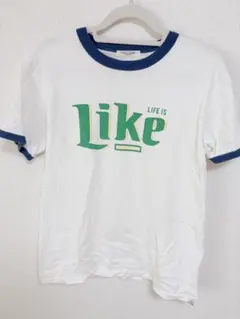 半袖Tシャツ ホワイト/ブルー　フリークスストア　FREAKS STOREのサムネイル