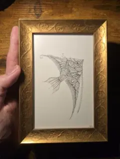 プランツパンク/スチームパンク/絵画/アート/原画/グッピー - メルカリ